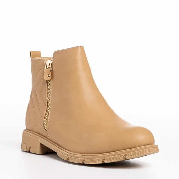 Дамски боти  бежови  от еко кожа  Gracelyn