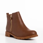 Дамски боти  кафяви  от еко кожа  Gracelyn