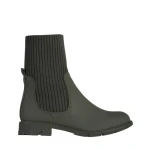 Дамски боти  зелени  от еко кожа и текстилен материал  Camryn