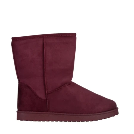 Дамски чизми грена  от текстилен материал  Daleyza