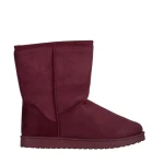 Дамски чизми грена  от текстилен материал  Daleyza