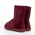 Дамски чизми грена  от текстилен материал  Daleyza