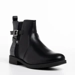 Дамски боти  черни  от еко кожа  Anaya