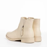 Дамски чизми бежови  от еко кожа  Falecia