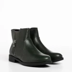 Дамски чизми зелени  от еко кожа  Falecia