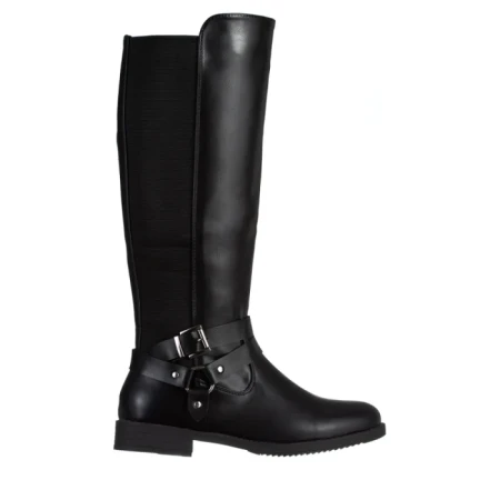 Дамски чизми черни  от еко кожа  Alaia