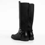 Дамски чизми черни  от еко кожа  Alaia