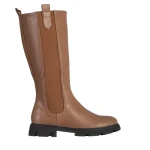 Дамски чизми кафяви  от еко кожа  Amiyah