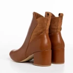 Дамски боти  светло кафяви от еко кожа  Arielle