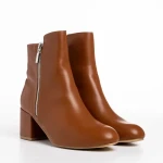 Дамски боти  кафяви  от еко кожа  Everlee