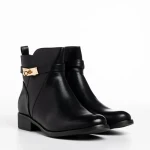 Дамски боти  черни  от еко кожа  Verity