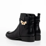Дамски боти  черни  от еко кожа  Verity