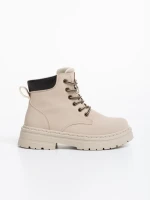 Дамски боти бежови от еко кожа Kaylea