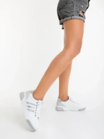 Дамски спортни обувки бели от екологична кожа Pricilla