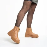 Дамски боти  камел  от еко кожа  Celestina