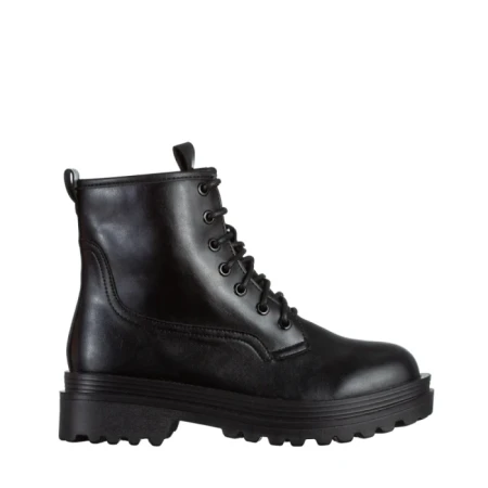 Дамски боти  черни  от еко кожа  Adora