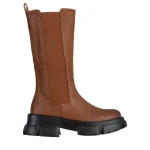 Дамски чизми  кафяви  от еко кожа  Rosalinda