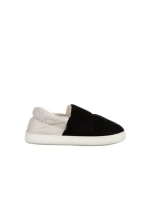 Дамски чехли  черни  от текстилен материал  Rogina