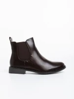 Дамски боти кафяво от еко кожа Sandie