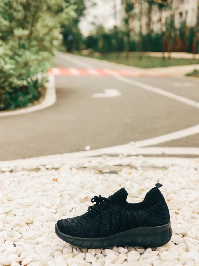 Мъжки спортни обувки черни от текстилен материал Andreo