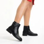 Дамски боти  черни  от еко кожа  Deliza