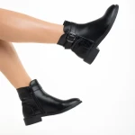 Дамски боти  черни  от еко кожа  Demiana