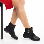 Дамски боти  черни  от еко кожа  Elliana