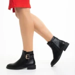 Дамски боти  черни  от еко кожа  Elliana