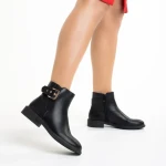 Дамски боти  черни  от еко кожа  Elliana
