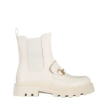 Дамски боти  бежови  от еко кожа  Patrisha