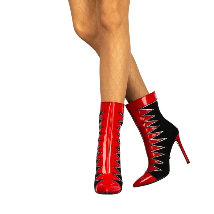 Дамски чизми Emona червени