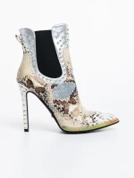 Дамски боти бежови от еко кожа Katee