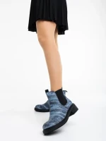 Дамски боти черни от еко кожа Desirae