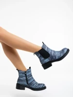 Дамски боти черни от еко кожа Desirae