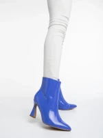 Дамски боти лилави от лачена еко кожа Deianira