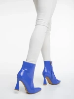 Дамски боти лилави от лачена еко кожа Deianira