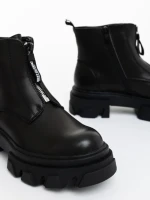 Дамски боти черни от екологична кожа Lunaria