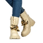 Дамски боти Emika бежови