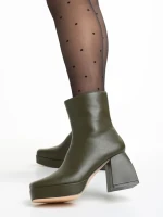 Дамски боти  зелени  от еко кожа  Emersyn