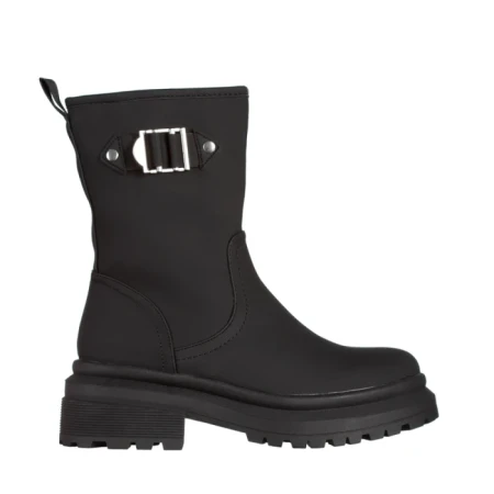 Дамски чизми  черни  от еко кожа  Gisselle