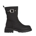 Дамски чизми  черни  от еко кожа  Gisselle