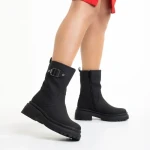 Дамски чизми  черни  от еко кожа  Gisselle