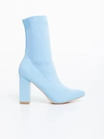 Дамски чизми сини от текстилен материал Elyta