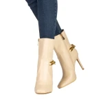 Дамски боти Cyntia бежови