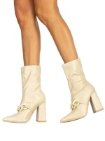 Дамски чизми Konny бежови