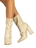 Дамски чизми Konny бежови