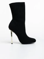 Дамски боти  черни от текстилен материал  Camari