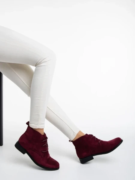 Дамски боти  грена  от текстилен материал  Marieke