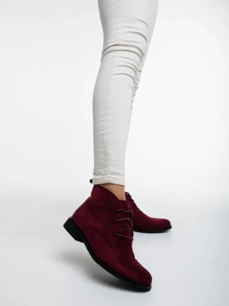 Дамски боти  грена  от текстилен материал  Marieke