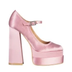 Дамски обувки  розови  от текстилен материал  Caira